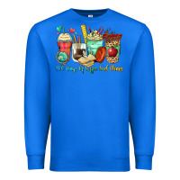 True Royal 100 days of coffee and chaos coffee cups Premium Sweatshirt - Zillion Design Studio
