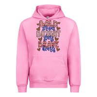 Fuchsia Pink bold stripes bright stars brave hearts Urban Hoodie - JahusDesignShop