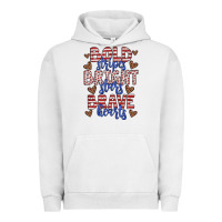 Pigment Lunar Rock bold stripes bright stars brave hearts Urban Hoodie - JahusDesignShop
