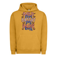 Pigment Peanut Butter bold stripes bright stars brave hearts Urban Hoodie - JahusDesignShop