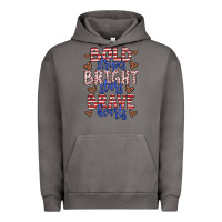 Pigment Tornado bold stripes bright stars brave hearts Urban Hoodie - JahusDesignShop