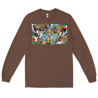 Chestnut happy birthday alpaca blue cup Long Sleeve Tee - BarkalooDesign