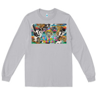 Moon Dust happy birthday alpaca blue cup Long Sleeve Tee - BarkalooDesign