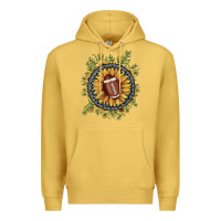 Antique Gold football gemstone sunflower Premium Hoodie - JahusDesignShop