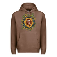 Chestnut football gemstone sunflower Premium Hoodie - JahusDesignShop