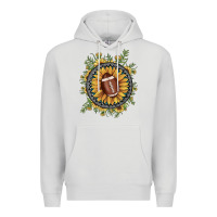 Dove Grey football gemstone sunflower Premium Hoodie - JahusDesignShop