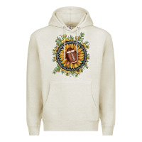 Oatmeal Heather football gemstone sunflower Premium Hoodie - JahusDesignShop