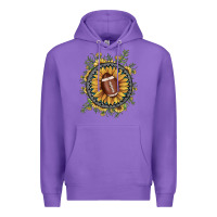 Purple football gemstone sunflower Premium Hoodie - JahusDesignShop