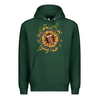 Sports Green football gemstone sunflower Premium Hoodie - JahusDesignShop