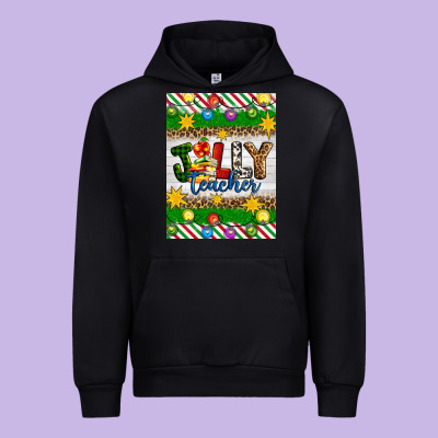 Christmas Jolly Teacher Urban Hoodie Designed By Artiststas