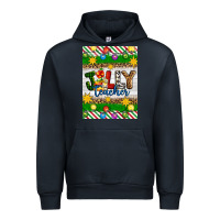 Navy Christmas jolly teacher Urban Hoodie - Artiststas
