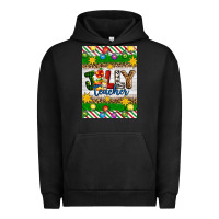 Pigment Black Christmas jolly teacher Urban Hoodie - Artiststas