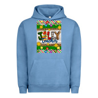 Pigment Pebble Blue Christmas jolly teacher Urban Hoodie - Artiststas