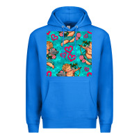 True Royal valentines day cupid and neon heart seamless pattern Premium Hoodie - BundleAndBundleShop