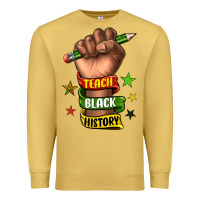 Antique Gold teach black history Premium Sweatshirt - texasbilliewilder