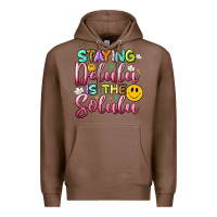 Chestnut staying delulu is the solulu Premium Hoodie - Artiststas