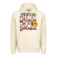 Sandshell staying delulu is the solulu Premium Hoodie - Artiststas