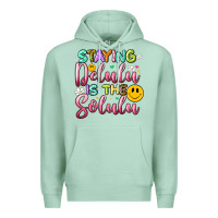 Seafoam staying delulu is the solulu Premium Hoodie - Artiststas
