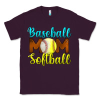 Plum baseball mom softball Classic Tee - BundleAndBundleShop