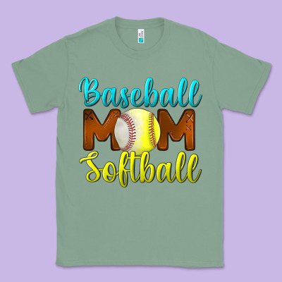 Baseball Mom Softball Classic Tee Designed By Bundleandbundleshop