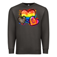 Smoke pride hearts Premium Sweatshirt - Zillion Design Studio