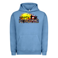 Pigment Pebble Blue never forgotten Urban Hoodie - JahusDesignShop