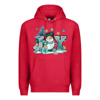 Cardinal cute coffeecup snowmanand joy Premium Hoodie - AdoDesignShop