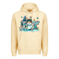 Pina Colada cute coffeecup snowmanand joy Premium Hoodie - AdoDesignShop