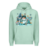 Seafoam cute coffeecup snowmanand joy Premium Hoodie - AdoDesignShop