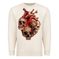 Sandshell Heart Skulls Premium Sweatshirt - RanaPortraitStore