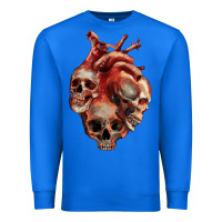 True Royal Heart Skulls Premium Sweatshirt - RanaPortraitStore