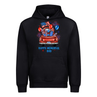 Black happy memorial day farm truck Urban Hoodie - JahusDesignShop