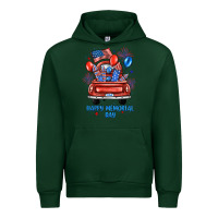 Forest Green happy memorial day farm truck Urban Hoodie - JahusDesignShop