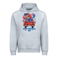 Heather Grey happy memorial day farm truck Urban Hoodie - JahusDesignShop