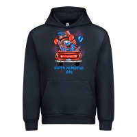 Navy happy memorial day farm truck Urban Hoodie - JahusDesignShop