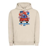 Pigment French Oak happy memorial day farm truck Urban Hoodie - JahusDesignShop