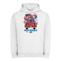 Pigment Lunar Rock happy memorial day farm truck Urban Hoodie - JahusDesignShop