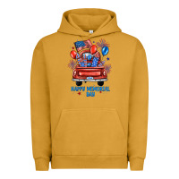 Pigment Peanut Butter happy memorial day farm truck Urban Hoodie - JahusDesignShop