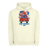 Pigment Pistachio happy memorial day farm truck Urban Hoodie - JahusDesignShop