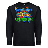 Grandma Of A Warrior Premium Sweatshirt | Teevron
