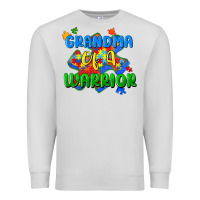 Dove Grey grandma of a warrior Premium Sweatshirt - Zillion Design Studio