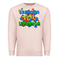 Pale Pink grandma of a warrior Premium Sweatshirt - Zillion Design Studio
