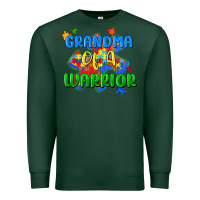 Sports Green grandma of a warrior Premium Sweatshirt - Zillion Design Studio
