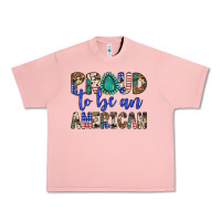 Salmon proud to be an american Urban Heavy Tee - Artiststas