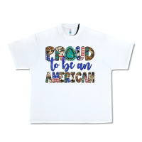 White proud to be an american Urban Heavy Tee - Artiststas