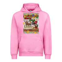 Fuchsia Pink christmas north pole delivery Urban Hoodie - Artiststas
