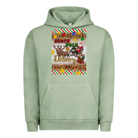 Pigment Oil Green christmas north pole delivery Urban Hoodie - Artiststas