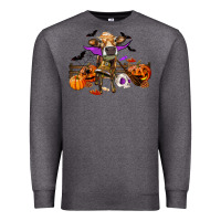 Charcoal Heather Heifer cow halloween Premium Sweatshirt - RanaPortraitStore
