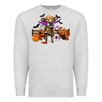 Dove Grey Heifer cow halloween Premium Sweatshirt - RanaPortraitStore