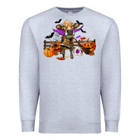 Heather Grey Heifer cow halloween Premium Sweatshirt - RanaPortraitStore